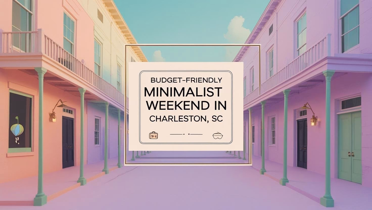 Budget-Friendly Minimalist Weekend in Charleston, South Carolina