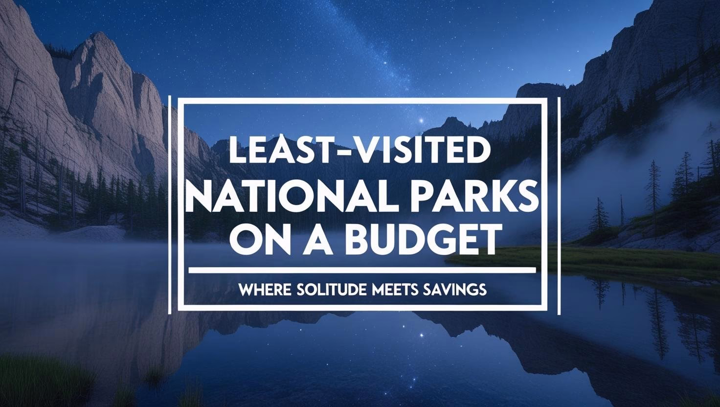 Least-Visited National Parks on a Budget: Where Solitude Meets Savings
