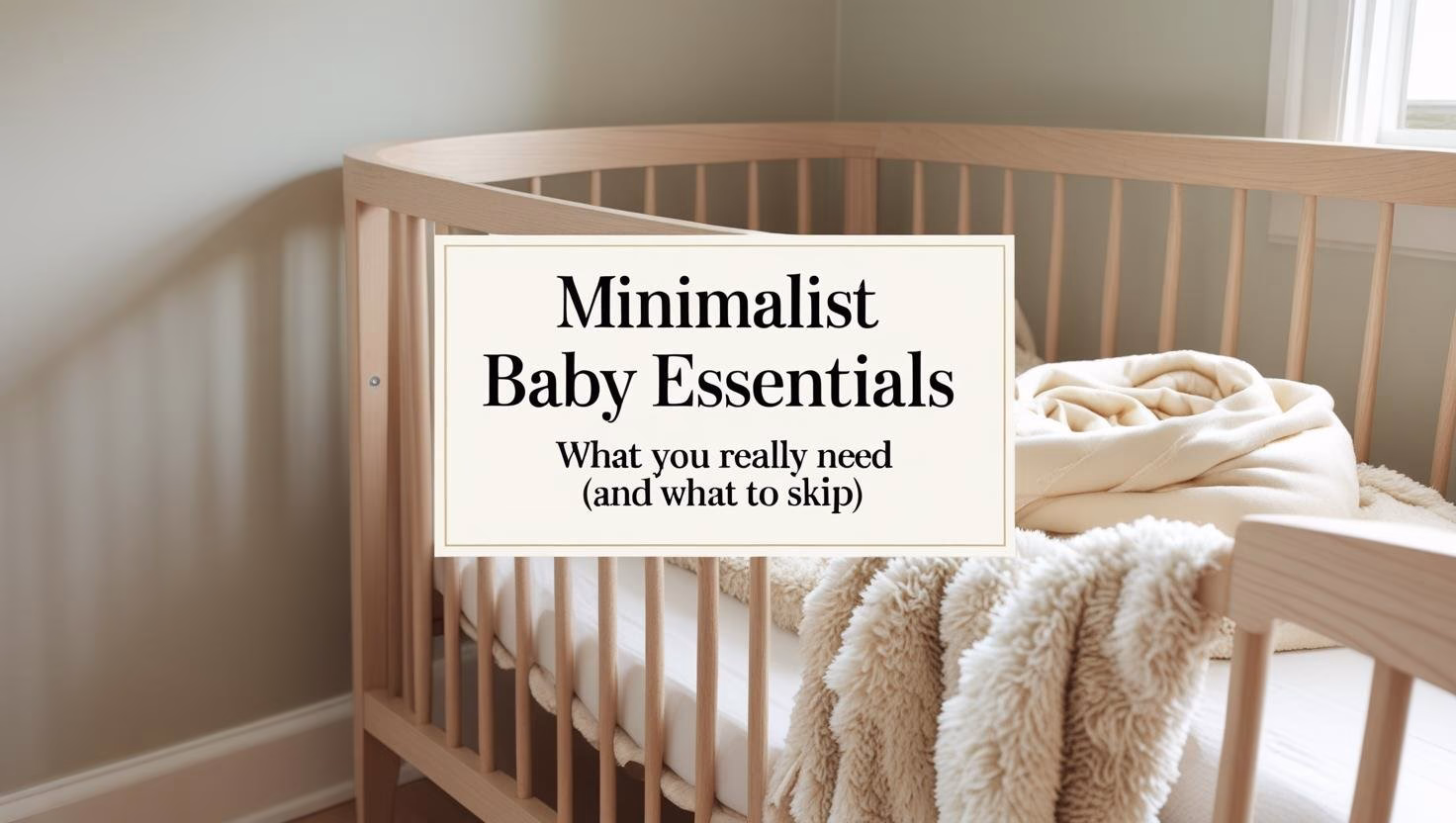 The Ultimate Guide to Minimalist Baby Essentials: What You Really Need and What to Skip