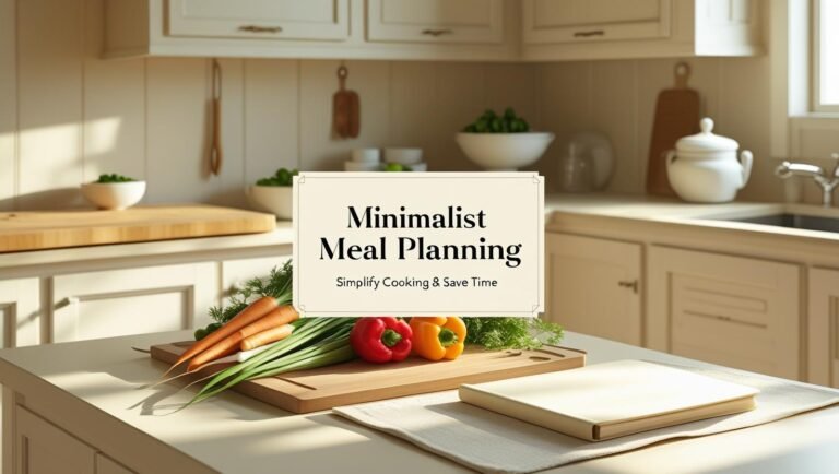 Minimalist Meal Planning
