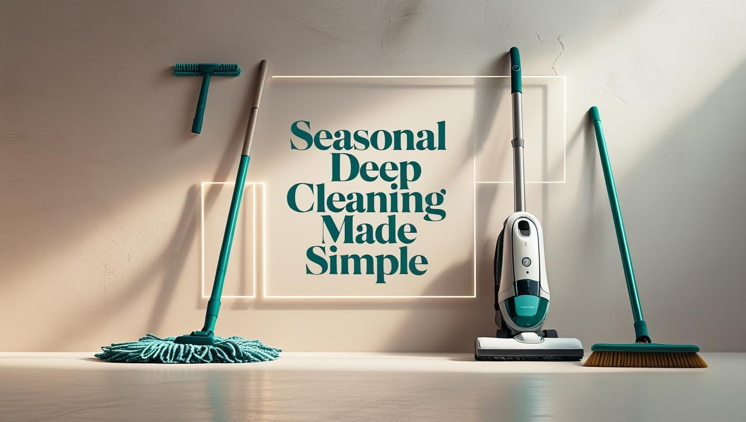 Simple and effective tools for seasonal deep cleaning in minimalist homes