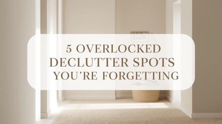 Cozy minimalist entryway with sunlight, showcasing clutter-free home style.