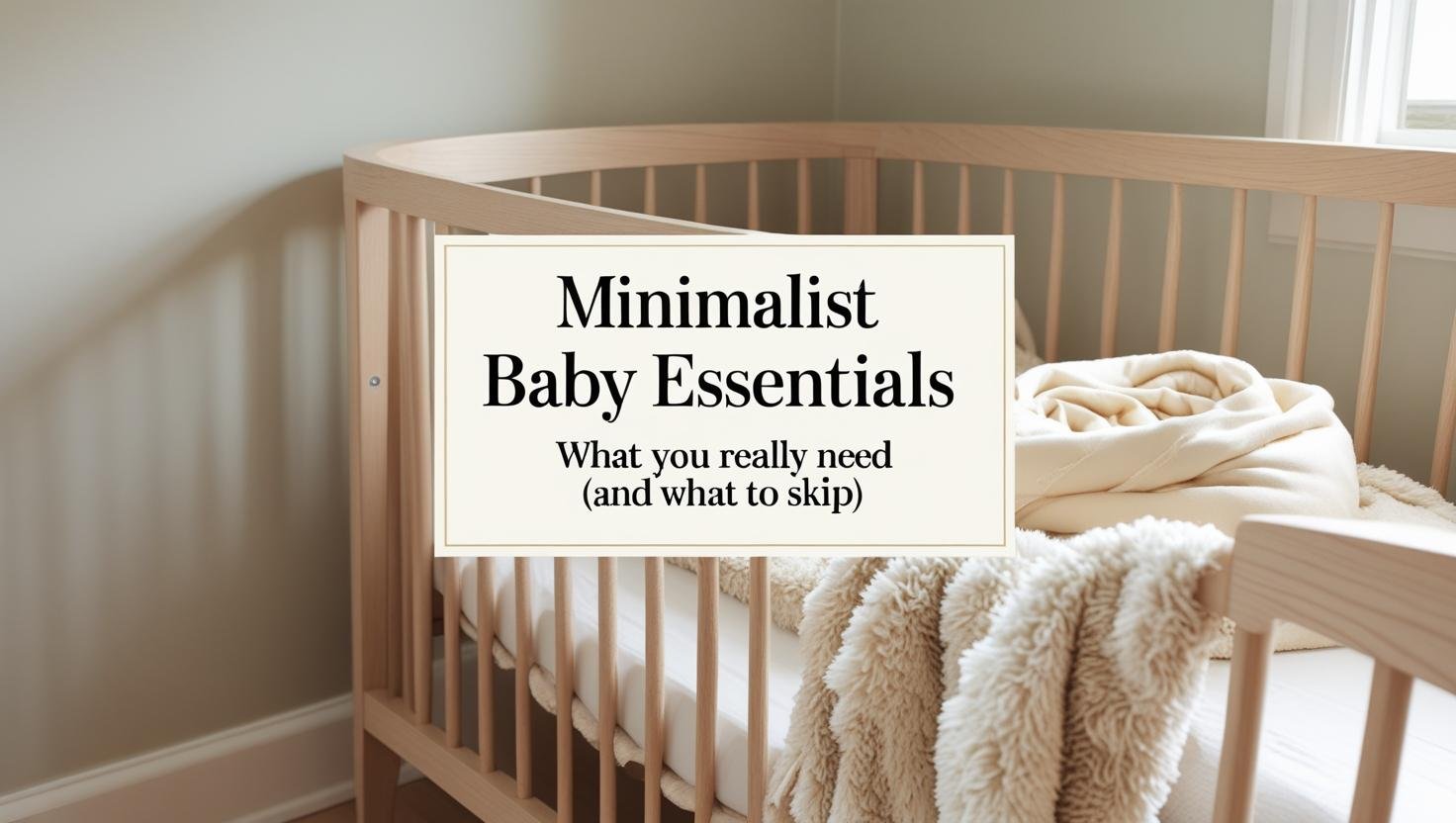 The Ultimate Guide to Minimalist Baby Essentials